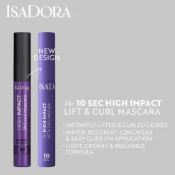 Ogen|Waterproof Mascara^Isadora 10 Sec High Impact Lift & Curl Mascara, Waterdicht