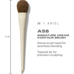 Blush Kwasten^Morphe A58 Signature Cream Contour Brush M X ARIEL