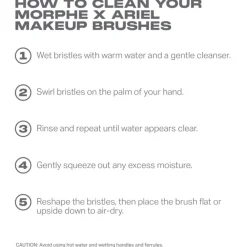 Blush Kwasten^Morphe A58 Signature Cream Contour Brush M X ARIEL