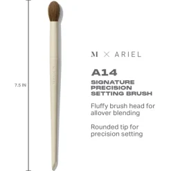 Blush Kwasten|Kwastenreinigers^Morphe A14 Signature Precision Setting Brush M X ARIEL