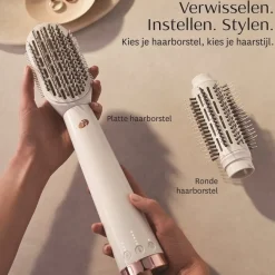 Tondeuses|Föhns^T3 Airebrush Duo, Vervangbare heteluchtborstel