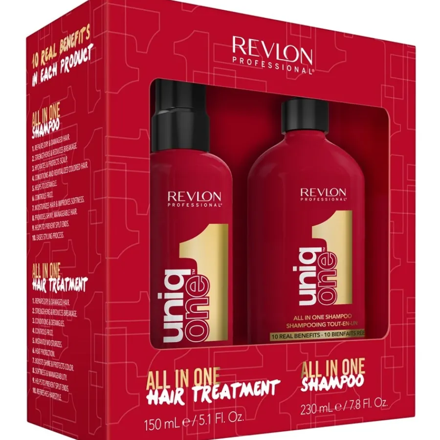 Haarverzorgingsset|Leave-In Conditioner^Revlon Professional All in One Classic Hair Treatment & All in One Shampoo Pack
