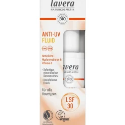 Gezichtsverzorging|Gezichtscrème^Lavera Anti-UV-vloeistof SPF 30