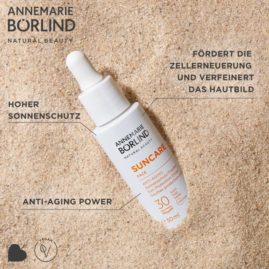 Annemarie Börlind|Zonnebrandcrème^ANNEMARIE BÖRLIND Antiverouderende zonbeschermingsdruppels gezicht SPF 30, SUNCARE GEZICHT
