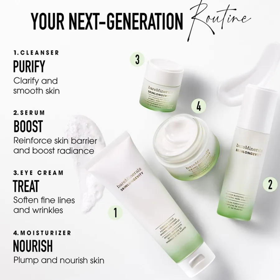 Hydraterend Serum^bareMinerals Barrier Boosting Serum, SKINLONGEVITY
