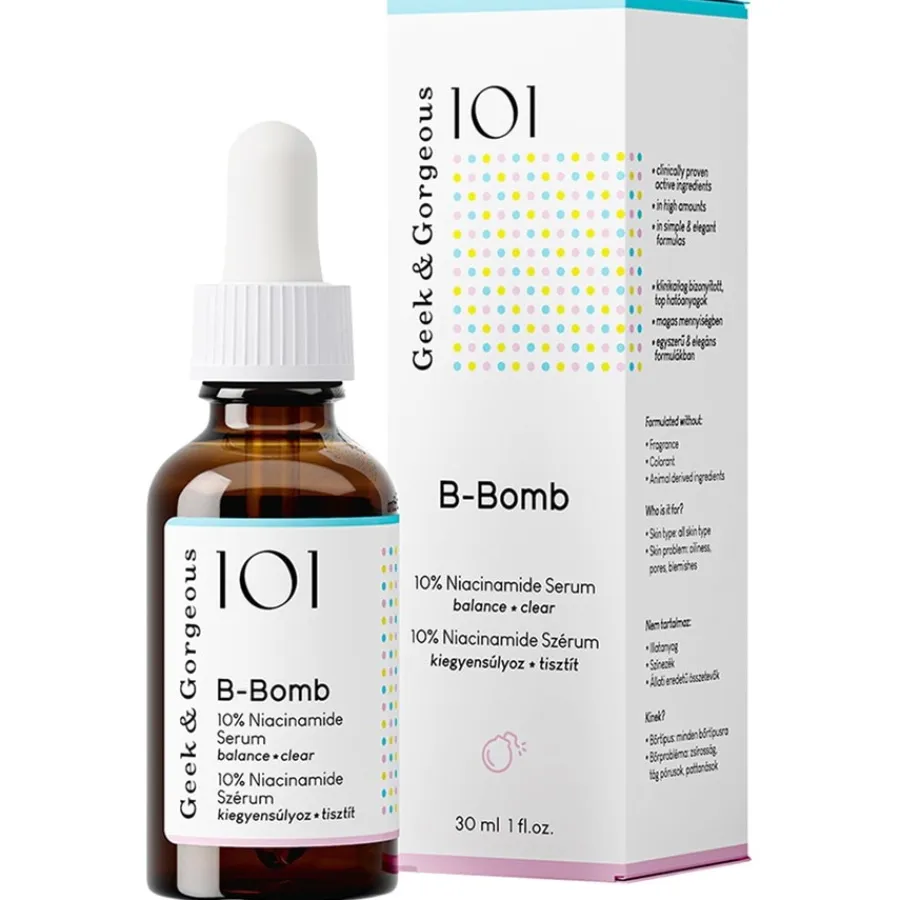 Vitamine C-Serum|Hyaluronzuurserum^Geek & Gorgeous B-Bom serum