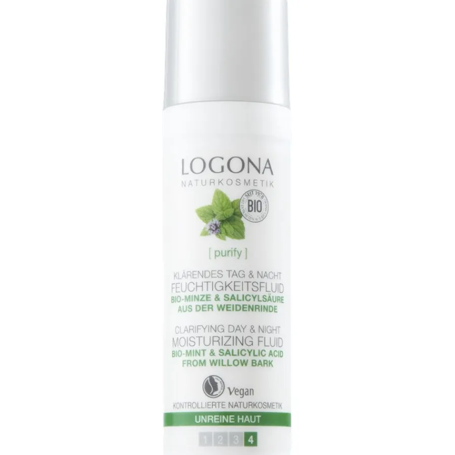 Gezichtsverzorging^Logona Biologische munt & salicylzuur uit wilgenbast, biologische munt & salicylzuur van wilgenbast