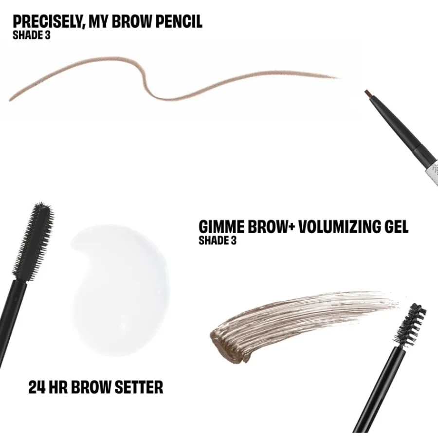 Wenkbrauwpotloden|Wenkbrauwpoeder^Benefit Brow Haul of Fame - Wenkbrauw kit met potlood, gel & wenkbrauw setter
