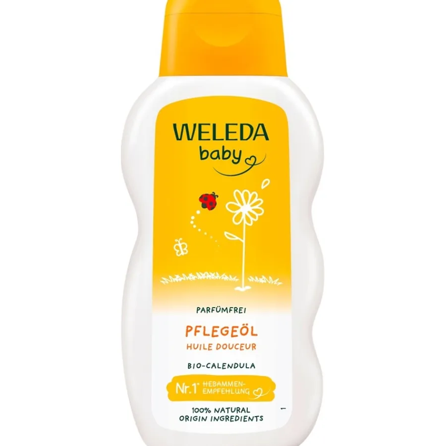 Olie^WELEDA Calendula Verzorgingsolie Geurvrij, Verzorgt, beschermt & reinigt mild