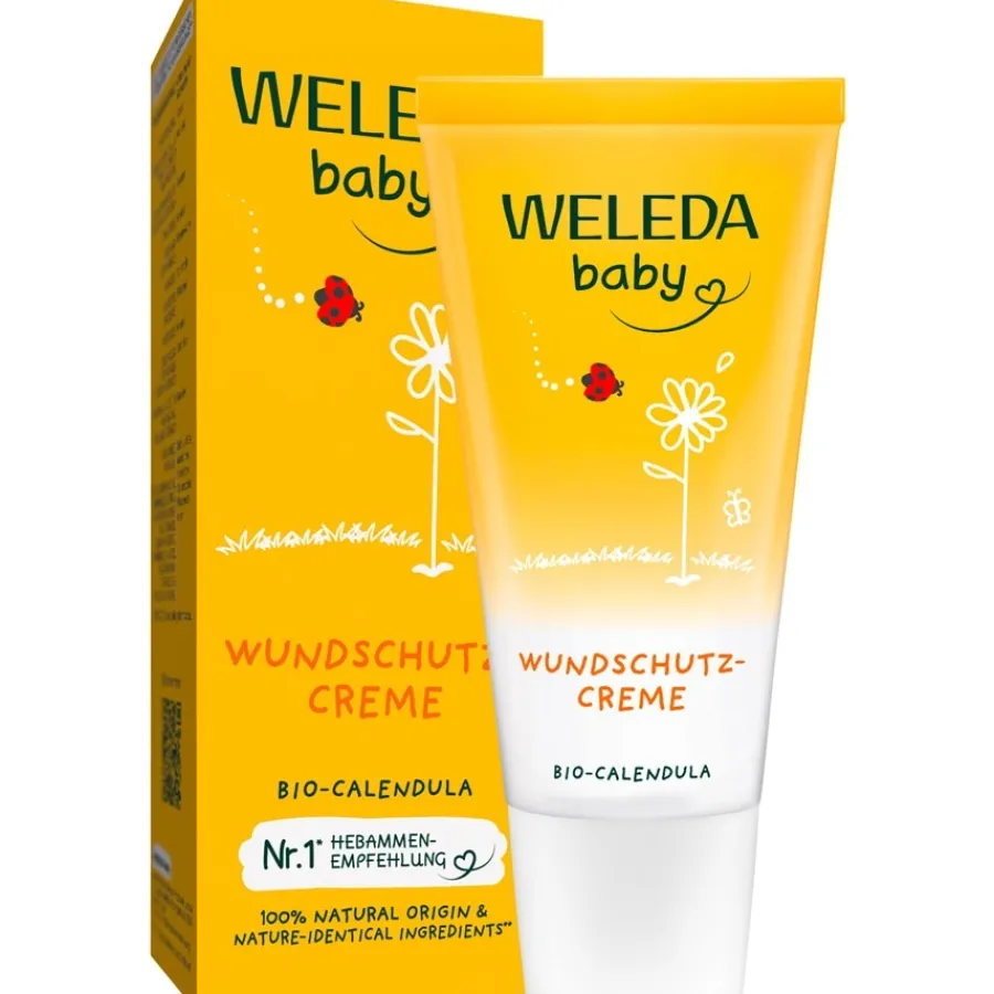 Heren|Hand & Voet^WELEDA Calendula wondbeschermende crème, Verzorgt en beschermt de babyhuid tegen pijn in de luierstreek