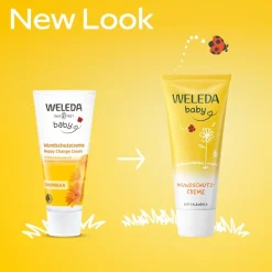 Heren|Hand & Voet^WELEDA Calendula wondbeschermende crème, Verzorgt en beschermt de babyhuid tegen pijn in de luierstreek