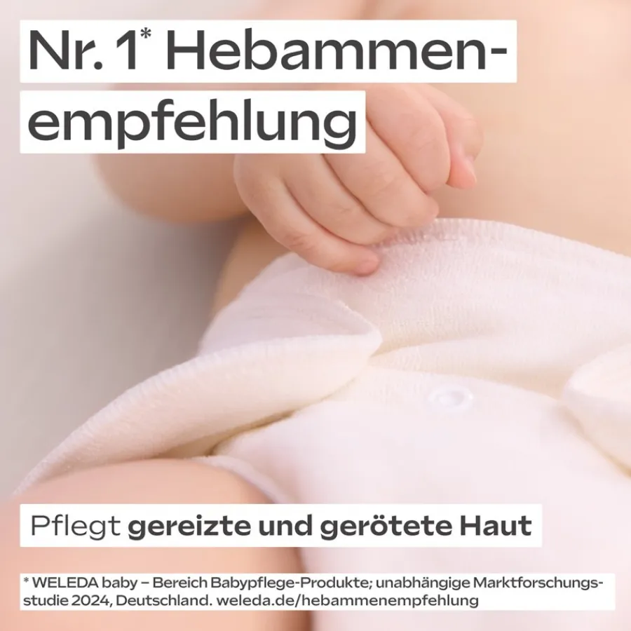 Heren|Hand & Voet^WELEDA Calendula wondbeschermende crème, Verzorgt en beschermt de babyhuid tegen pijn in de luierstreek