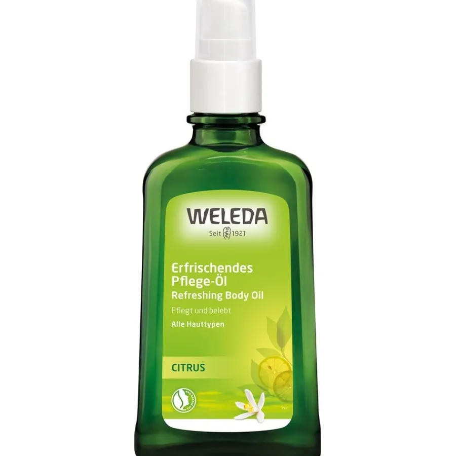 Lichaamsverzorging|Olie^WELEDA Citrus Verfrissende Verzorgingsolie, Voedt en absorbeert snel, hydrateert