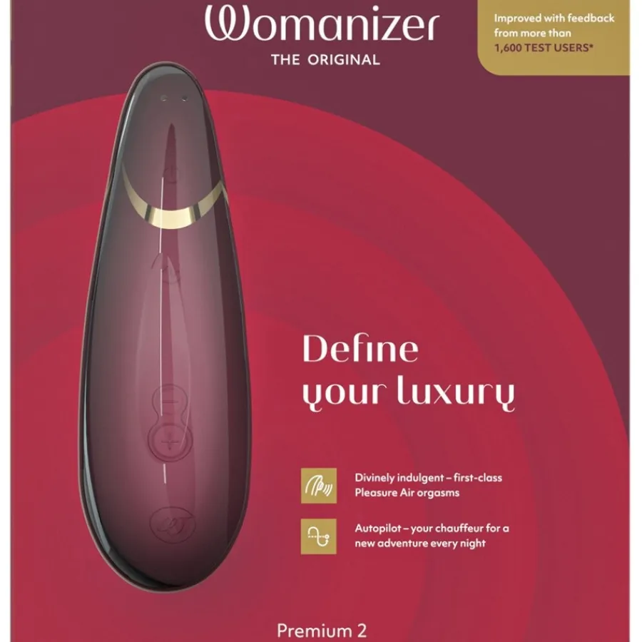 Vibrators|Condooms^Womanizer Clitorisstimulator 2, Bordeaux