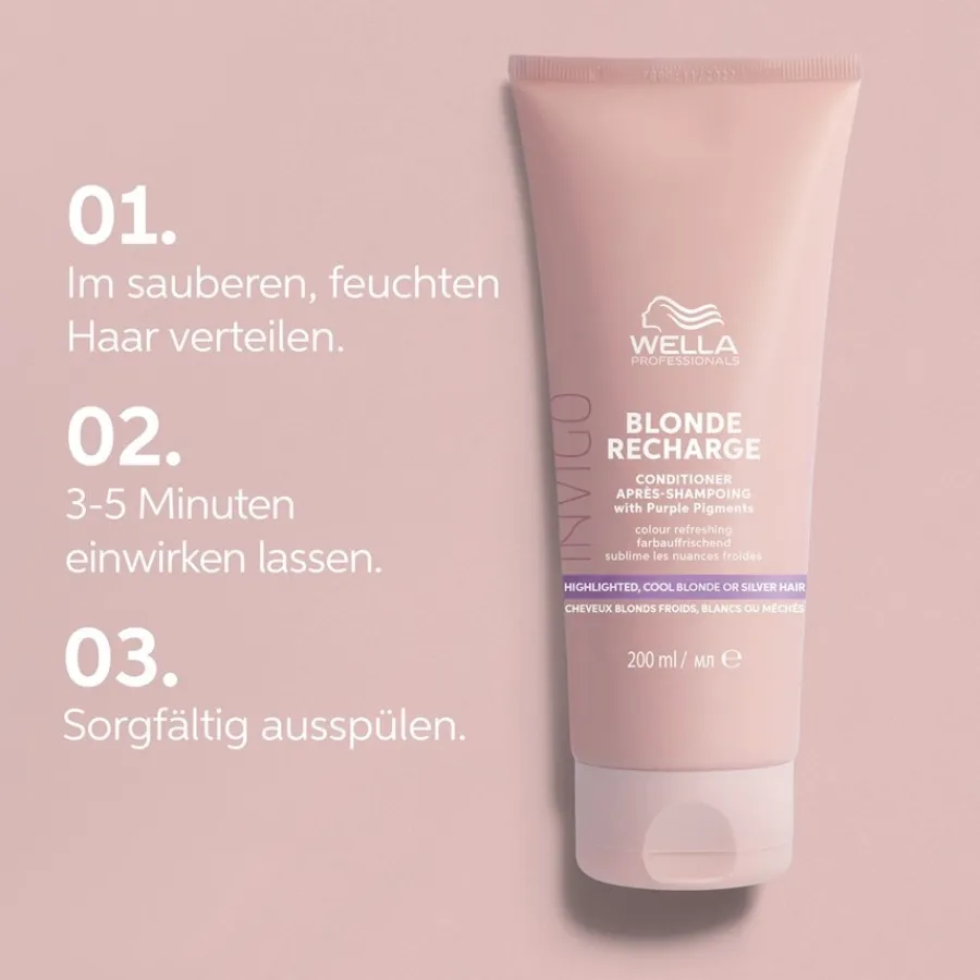 Conditioner Voor Gekleurd Haar|Gekleurd Haar^Wella Color Refreshing Conditioner Cool Blonde, Blond opladen