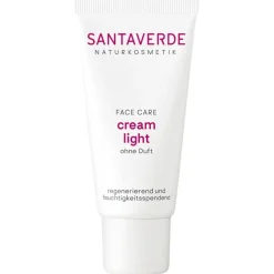 Gezichtsverzorging|Gezichtscrème^Santaverde Crème Licht, Zonder geur