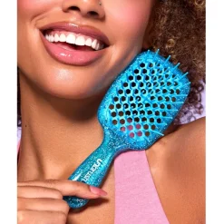 Anti-Klit Borstels^UNbrush Detangling Hair Brush Mini Glitter - Sapphire