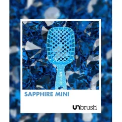 Anti-Klit Borstels^UNbrush Detangling Hair Brush Mini Glitter - Sapphire