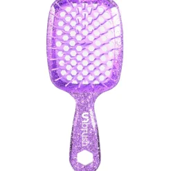 Anti-Klit Borstels^UNbrush Detangling Hair Brush Mini Glitter - Amethyst