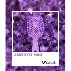 Anti-Klit Borstels^UNbrush Detangling Hair Brush Mini Glitter - Amethyst
