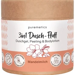 Badzout & Bruisballen|Body Scrub^puremetics Douche Fluff Amandelmelk