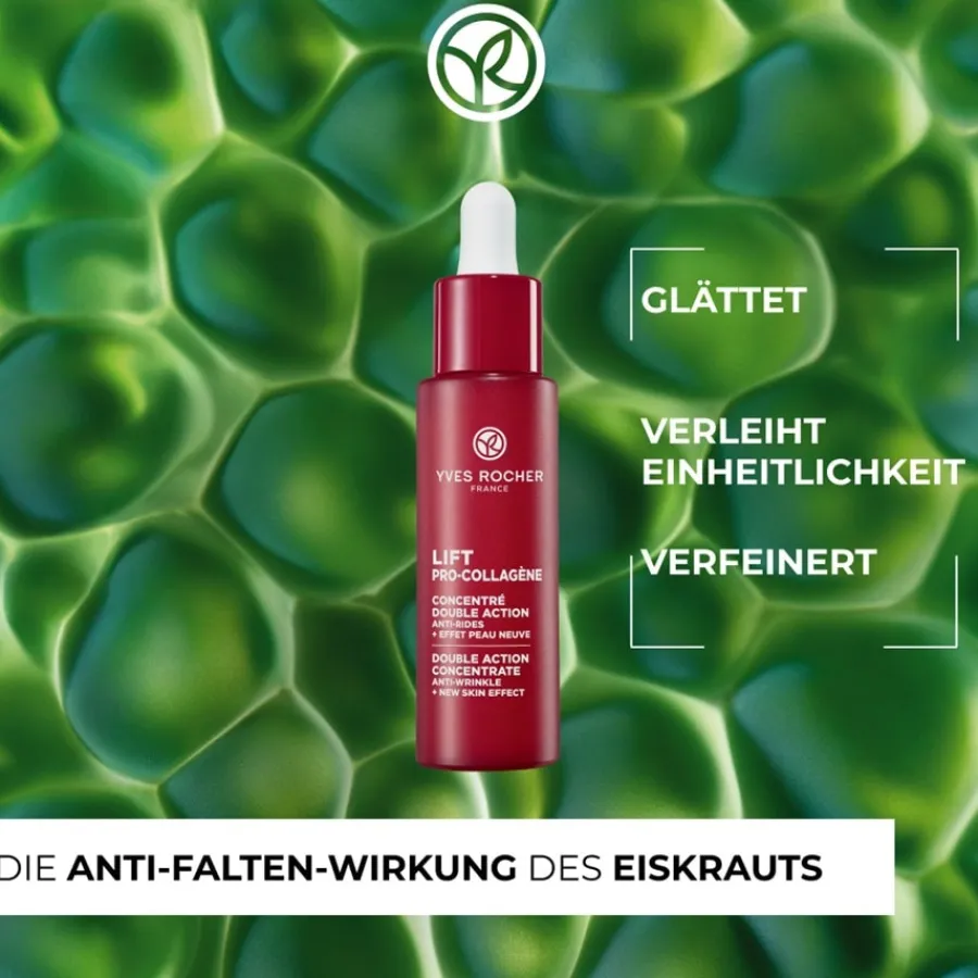 Gezichtsverzorging|Collageen Serum^Yves Rocher Dubbelwerkend concentraat