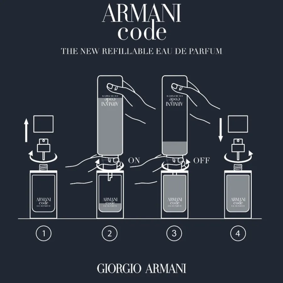 Herenparfum^Armani Eau de Parfum Spray - navulbaar
