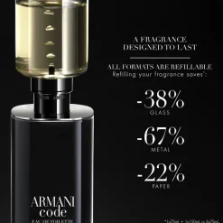 Luxe Herenparfum|Italiaans Parfum^Armani Eau de Toilette Spray - Navulbaar
