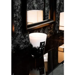 Geurkaarsen^Baobab Geurkaars Veren Zwart