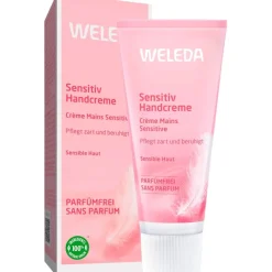 Hand & Voet|Hand & Voet^WELEDA Gevoelige handcrème, Voedt en kalmeert onmiddellijk de gevoelige huid, zonder parfum