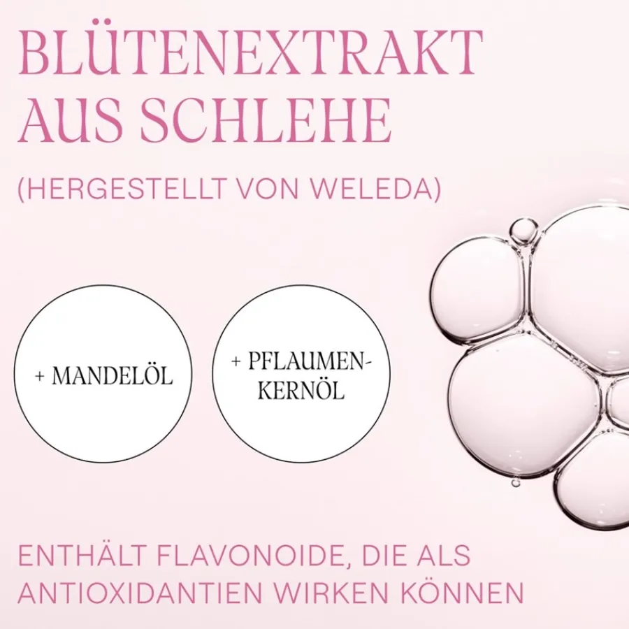 Gezichtsverzorging|Dagverzorging^WELEDA Gezichtsolie voor gevoelige huid Amandel, Natuurlijke, geurvrije olie met 3 ingrediënten voor een gekalmeerde huid en het verwijderen van oogmake-up
