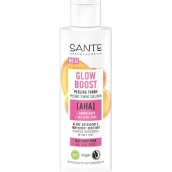 Gezichtsverzorging|Gezichtstoners^Sante Naturkosmetik Glow Boost Peeling Toner, AHA, aminozuur & organische aloë vera