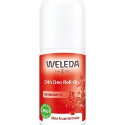 Lichaamsverzorging|Deodorant^WELEDA Granaatappel 24h Deodorant Roll-On, 24 uur betrouwbare bescherming & sensuele geur zonder aluminiumzouten
