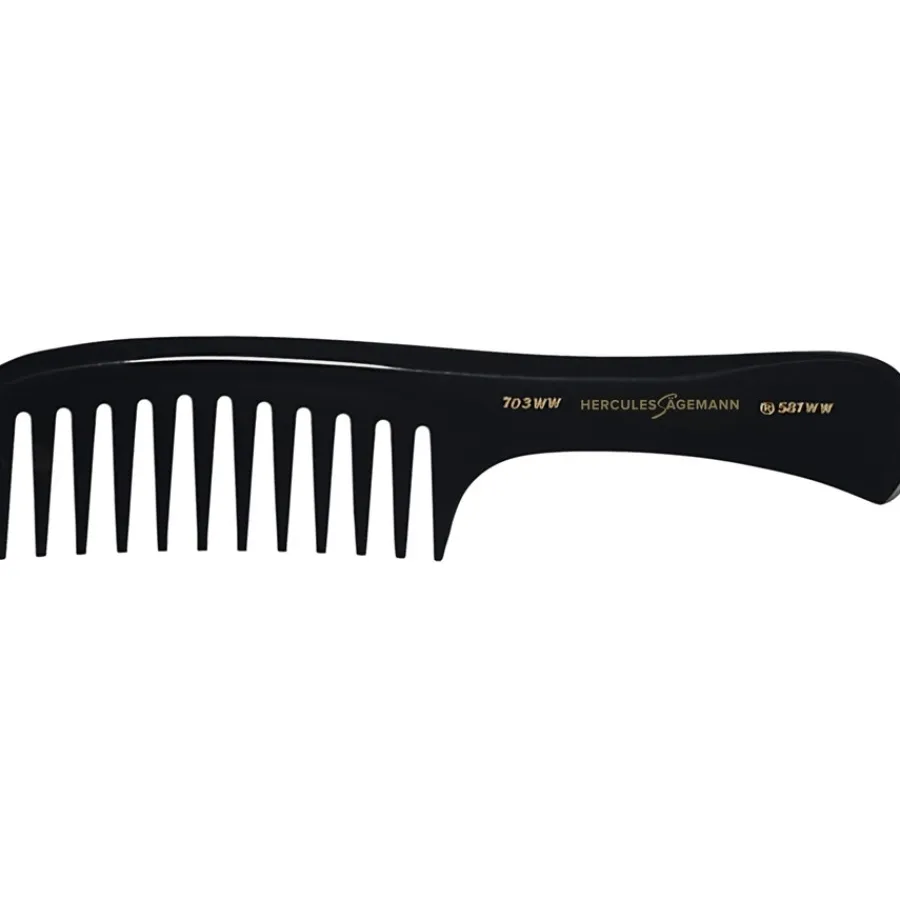 Haarkammen^Hercules Sägemann Handgreepkam model 703WW -581WW