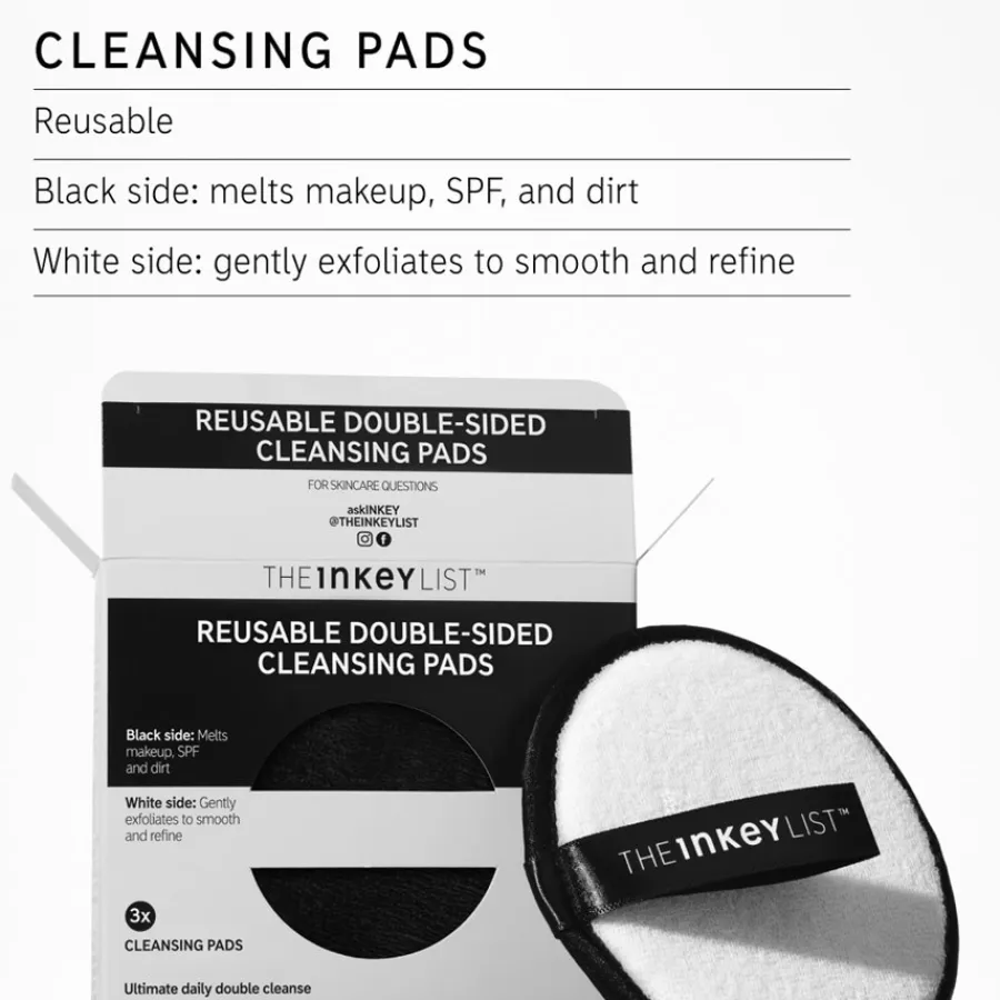 Make-Upspiegels|Gua Sha^The INKEY List Herbruikbare dubbelzijdige reinigingsdoekjes