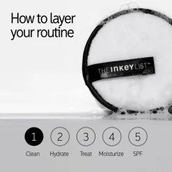 Make-Upspiegels|Gua Sha^The INKEY List Herbruikbare dubbelzijdige reinigingsdoekjes