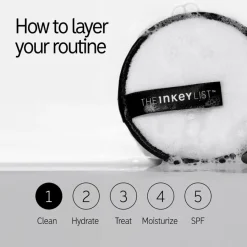 Make-Upspiegels|Gua Sha^The INKEY List Herbruikbare dubbelzijdige reinigingsdoekjes