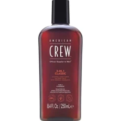 Shampoo^American Crew 3-in-1 Klassieke Shampoo, Conditioner en Body Wash