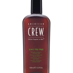Shampoo^American Crew 3-in-1 Tea Tree Refreshing Shampoo, Conditioner and Body Wash