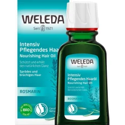 Styling|Shampoo^WELEDA Intensief verzorgende haarolie, Voedt broos en breekbaar haar en maakt het zacht en soepel