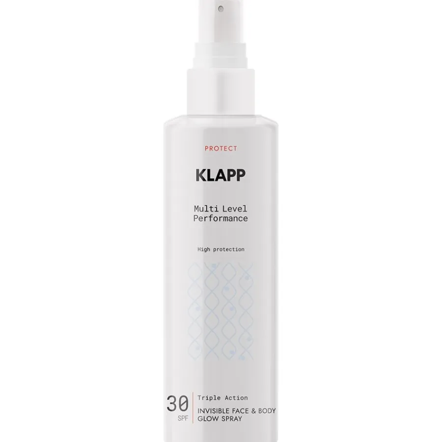 Zonnebrand^KLAPP Invisible Face & Body Glow Spray SPF 30