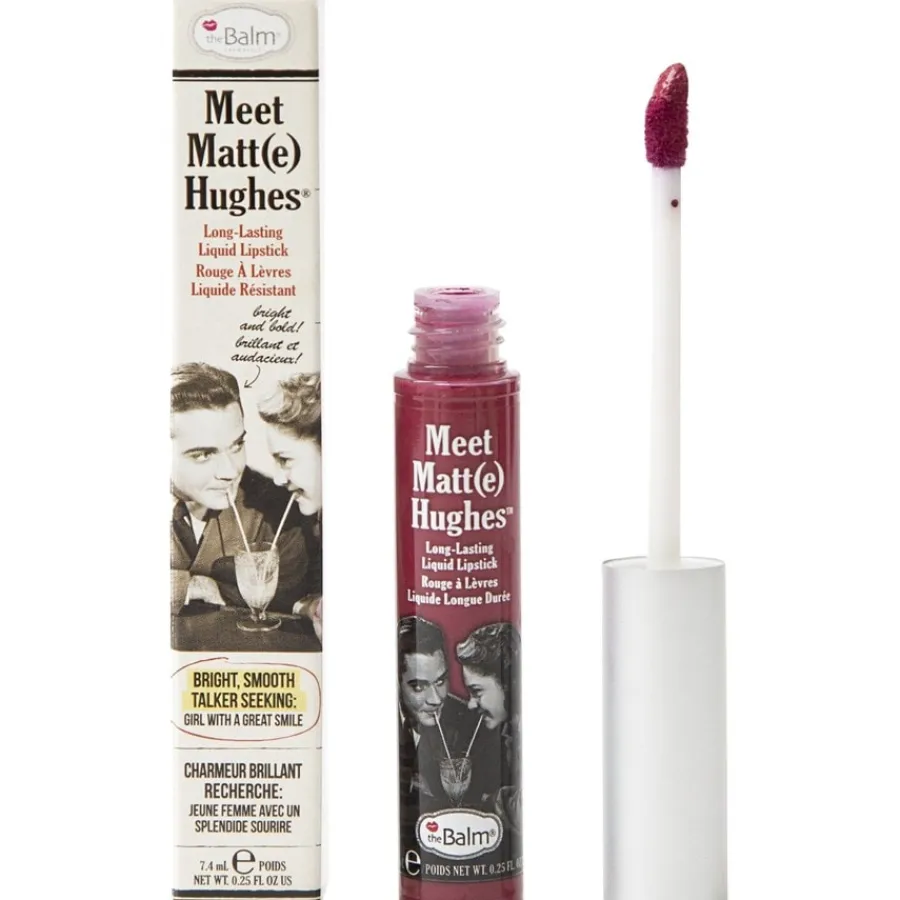 Lippenstift^The Balm Langhoudende vloeibare lippenstift, Meet Matt(e) Hughes