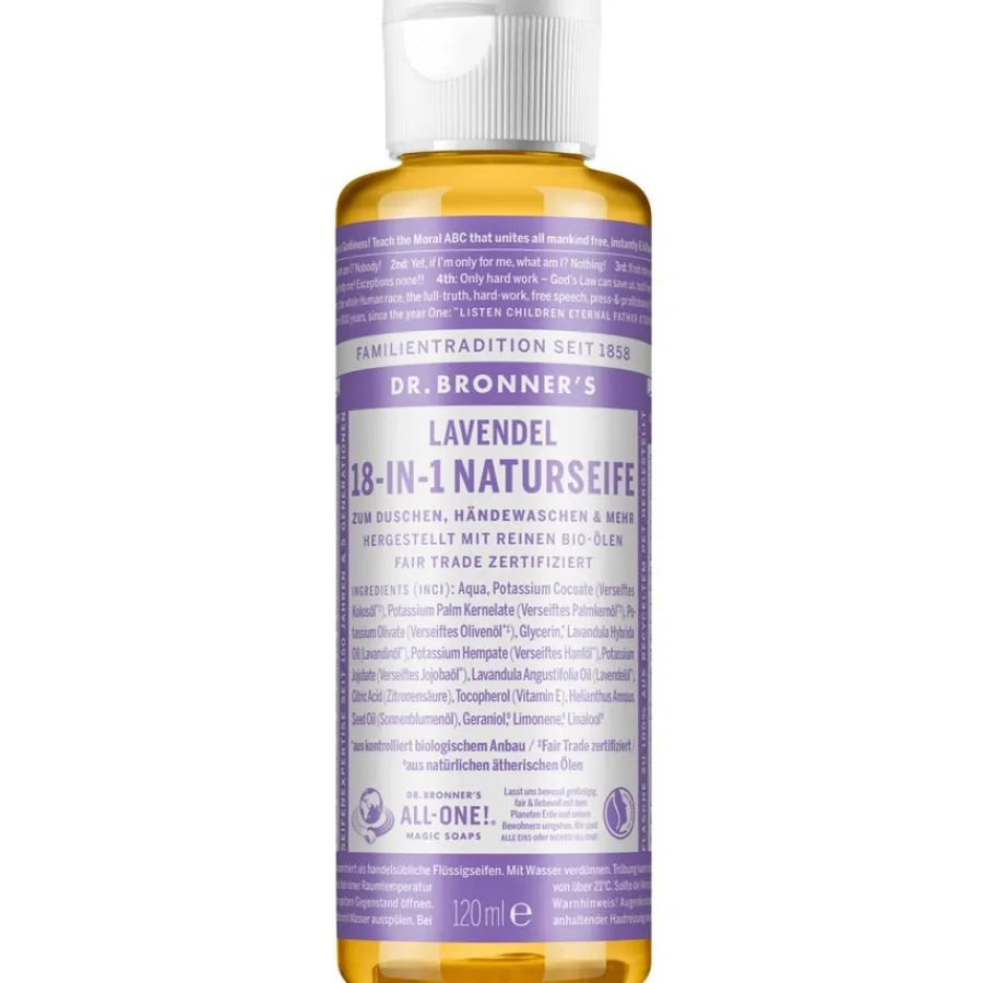 Hand & Voet|Reiniging^Dr. Bronner's Lavendel 18-in-1 natuurlijke zeep