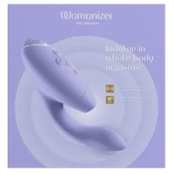 Vibrators^Womanizer Luxe dubbele stimulator met Pleasure Air-technologie voor de clitoris en vibratie voor de G-Spot, Lila