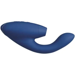 Vibrators^Womanizer Luxe dubbele stimulator met Pleasure Air-technologie voor de clitoris en vibratie voor de G-Spot, Bosbessen