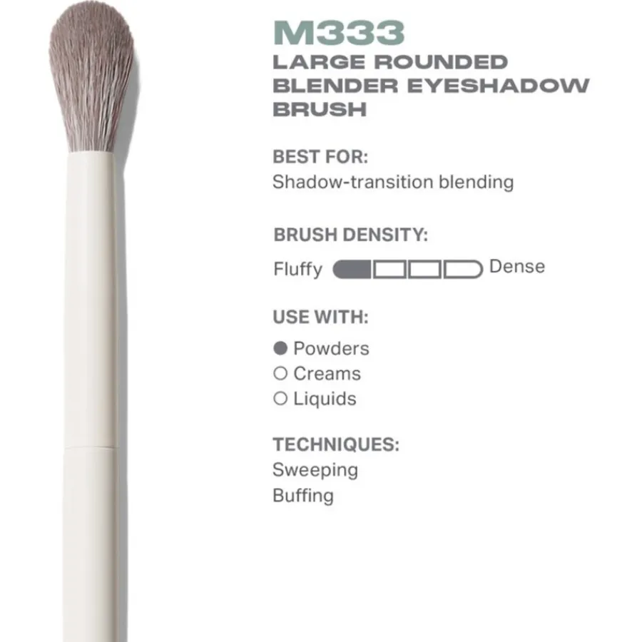 Oogschaduwkwasten^Morphe M333 Large Rounded Blender Eyeshadow Brush