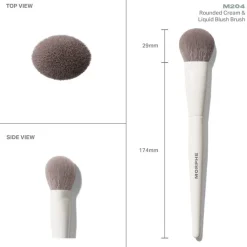 Blush Kwasten|Kwastenreinigers^Morphe M204 Rounded Cream & Liquid Blush Brush