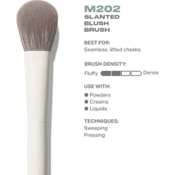 Blush Kwasten|Kwastenreinigers^Morphe M202 Slanted Blush Brush