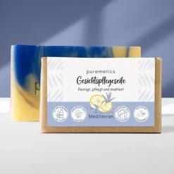 Reiniging|Gezichtsverzorging^puremetics Mediterrane gezichtszeep