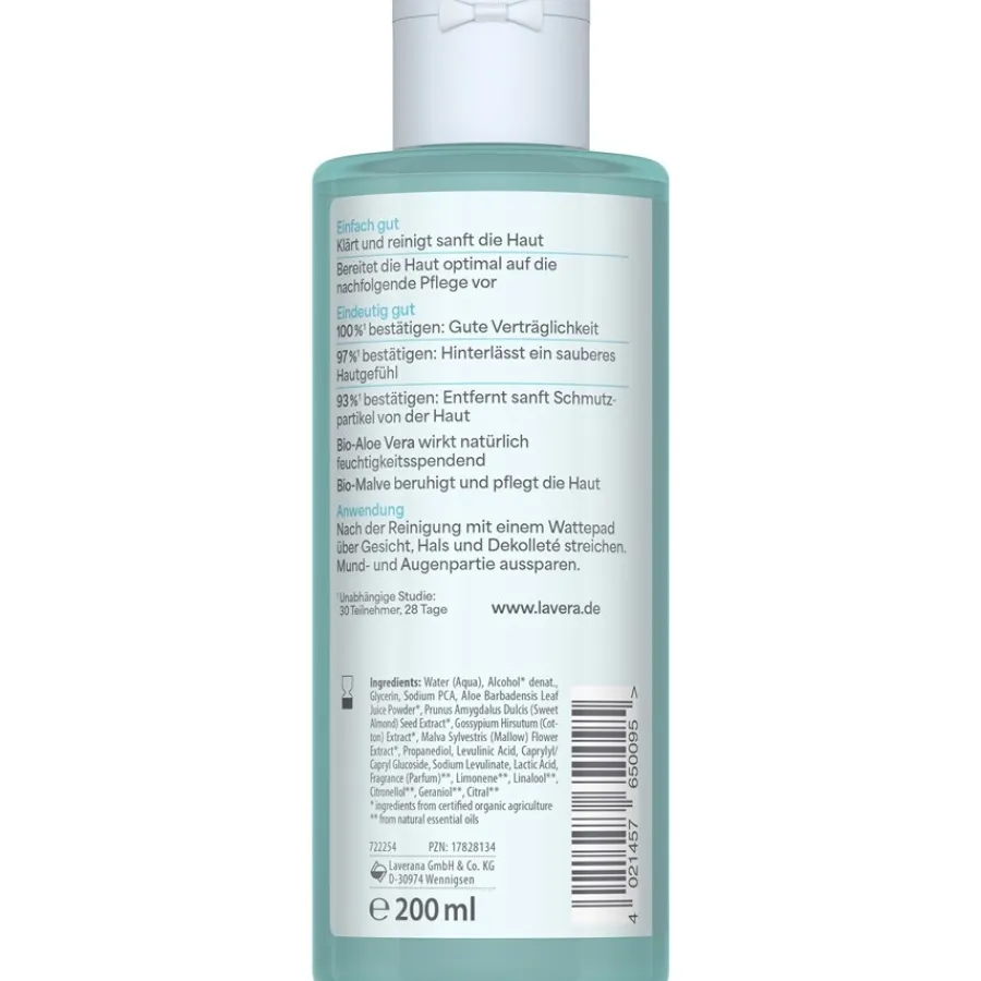 Reiniging|Gezichtstoners^Lavera Milde gezichtstoner